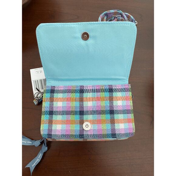 NWT Vera Bradley RFID 3 in 1 plaid crossbody/wallet - Picture 10 of 10